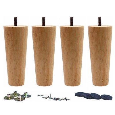 Saqajn ta' Għamara Tondi ta' Sostituzzjoni ta' Injam Solidu